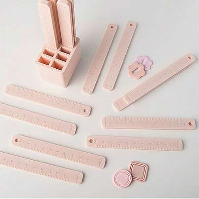 1pc/2pcs/21pcs Soft Clay Thickness Gauge - Precise, Durable DIY Tool For Pottery, Ceramics, Jewelry Making And Sculpting - Easy To Use, No Charging Required, Ideal For Earring Making And Handicrafts, Simple Tool Suitable For Beginner DIY