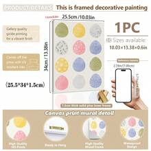 1pc Canvas Wall Art - Easter Gallery Wall Art, Vibrant Spring Art Prints, Easter Danish Pastel Home Decor, Spring Wall Art, Baby Room Decor – Framed Nursery Wall Art Perfect For Playroom Decor Nursery Decor, Childcare Room Decor, Kindergarten Decor, Boy's Room Decor Girl's Bedroom Decor Kids' Room Decor Easter Wall Decor, Nursery Spring Decor, Easter Children's Room Posters, Spring Decor Posters - Multicolor - View 54