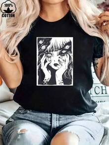 Men Outdoor Tees & Tanks - Black - View 1