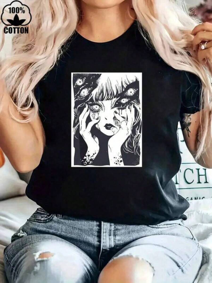 Men Outdoor Tees & Tanks - Black - View 1