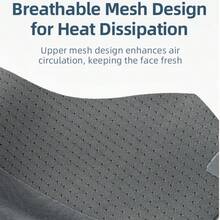 ROCKBROS 1pc Ice-Silk Seamless Face Mask Breathable Mesh Heat-Dispersing & Non-Stifling Concealed Contoured Nose Bridge Unrestricted Breathing - Multicolor - View 5