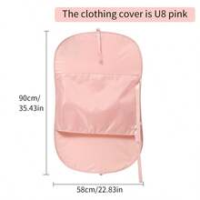 1Pc Hanging Clothes Compression Organizer With Dust Cover, Compression Board Storage Bag For Coat & Down Jacket, Space-Saving Wardrobe Organizer For Home Use - Multicolor - View 9