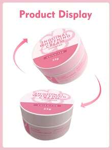 6/3/1支装胶原蛋白亮白霜，护肤，身体美白霜，蕴含胶原蛋白、烟酰胺和维生素E，身体美白霜，腋下和私处美白霜，深层滋养，柔滑肌肤，改善干燥粗糙，收缩毛孔，紧致肌肤，美白，不油腻，质地柔软 - 嫩白霜 - 查看 4