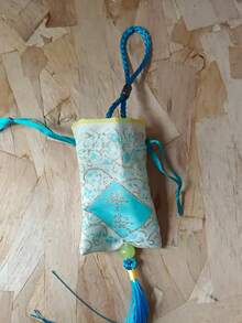 5pcs Handmade Embroidered Fragrance Sachet Bags, Carry Good Luck DIY Sachet Pendant Craft Kit - Multicolor - View 16