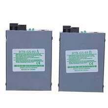 Garosa HTB-GS-03AB Transceptores de Fibra Gigabit + Convertidor óptico Monomodo Monomodo con Chip ASIC Dedicado Enchufe Estadounidense 110V Dispositivos para Redes Transceptores de Red HTB-GS-03AB - como en la foto - Ver 6
