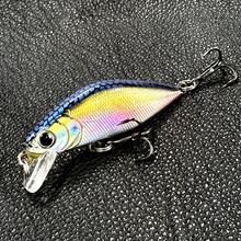 3pcs 4.8cm 4.3g Micro Fishing Lures, Sinking Wobble Baits With Laser Coating, Reflective Fish Attracting, Sharp Treble Hooks - Multicolor - View 6