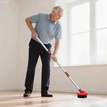 Fatmass Spin Mop Head Replacement For O Cedar RinseClean 2-Tank System,2 Mop Replace Heads + 1 Upgrade Scrubber Brush, 100% Microfiber Mop Refills Deep Cleaning Machine Washable - ColorA - 查看 7