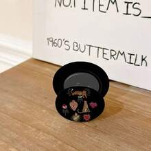 MagSafe磁吸手机支架，气垫支架，磁性底座，强磁吸附，简约爱心、恶魔之眼、豹纹图案设计 - 彩色 - 查看 2