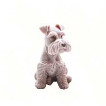 Soft & Easy Release Poodle Dog Shaped Silicone Candle Making Mold, Plaster, Resin, Soap Mold, Home Decor, Party Gift - White - View 5