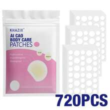 1080 parches para el acné con aceite de árbol de té, suaves y no irritantes, de material hidrocoloide, cubren las imperfecciones del Body, cuidado de los puntos negros - transparente - Ver 10