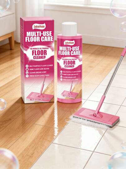 多用途地板清洁剂，适用于硬木地板和瓷砖，抛光增亮，香氛拖把清洁液，清洁卫生，居家必备
