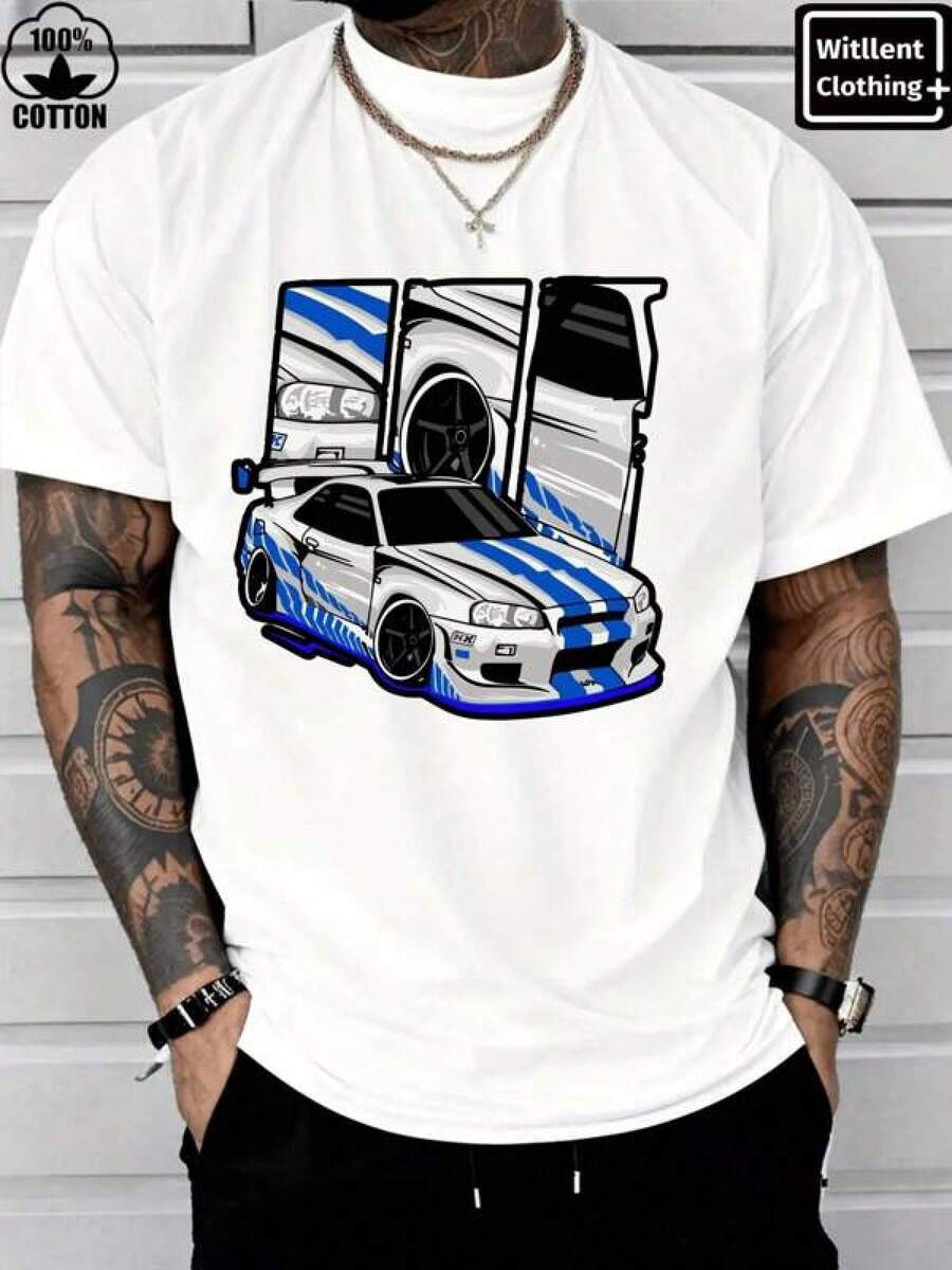 Men T-Shirts - White - View 1