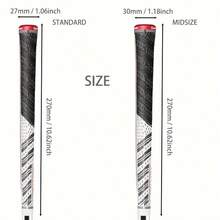 10pcs Golf Grip With Spine Line Rubber Shaft Sleeves, Universal For Iron & Wood Clubs - Multicolor - View 5