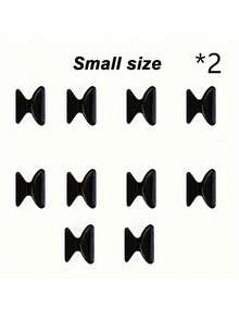 10/20个装蝴蝶形硅胶防滑眼镜鼻托，提拉、抗压、低过敏性眼镜配件 - 彩色 - 查看 11