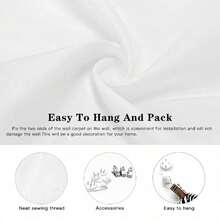 Dandy's World Astro Wall Hanging Tapestry - Dream Big With Astro Vibrant Purple & Blue Design, High-Quality Polyester Fabric - 1PC - Xem 6
