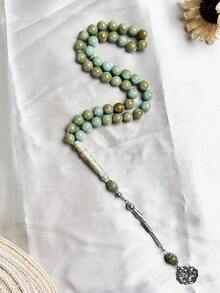 1pc 45 Beads Faux Amber Prayer Beads Acrylic Tasbih Bracelet - Multicolor - View 7