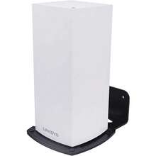 Linksys Velop - Soporte de pared para enrutador WiFi 6 de malla soporte para montaje en pared accesorios WiFi para Linksys Velop Home Mesh con fácil instalación y ahorro de espacio paquete - como en la foto - Ver 1