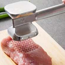 Meat Tenderizer Hammer, Dual-Use Meat Pounder & Garlic Crusher For Home, Steak Tenderizer - Multicolor - View 4