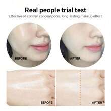 Polvo compacto mate, control de grasa, resistente al agua, resistente al sudor, de larga duración, iluminador, minimizador de poros, corrector, polvo fijador - Multicolor - Ver 8