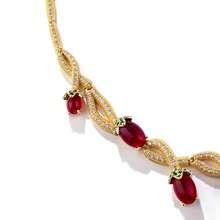 3件套复古优雅首饰套装，项链套装，女士项链，女士首饰套装，配饰，配饰套装，钻石项链，吊坠，首饰，项链，耳环，花卉，首饰套装，女士首饰，婚礼，婚礼配饰，适合女士/新娘/伴娘/节日/派对/婚礼/宴会，情人节礼物 - 首飾套裝 - 查看 8