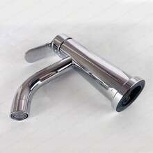 浴室洗手盆水龙头 单孔黑色面盆混合水龙头 冷热水不锈钢面盆混合水龙头 - 彩色 - 查看 11