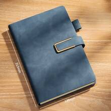 定制复古A5皮革笔记本，配定制软封面和书签 - 学习用品，经典PU皮革笔记本，配定制软封面和书签 - 适用于商务会议、大学生和爱情日记，学习用品，返校必备，商务会议和大学生活的理想之选，背包必备，2026返校计划本 - 彩色 - 查看 8