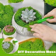 130g Mousse artificielle grande | 149,86 x 49,78 cm, verdure réaliste pour paysage intérieur/extérieur, décoration de jardin, décor de table, projets, facile à tailler, idéal pour les paysages naturels, l'embellissement de la maison et de la pelouse, texture réaliste - Vert clair - Voir 10