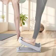 Slant Board, Adjustable Incline Board Portable Leg Exercise Ankle Foot Calf Stretcher, Balancing Fitness Pedal Wedge Stretch For Rib, Heel, Hamstring, Achilles, Leg Calves Muscle Exerciser - 灰色 - 查看 6