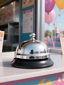 Desk Bell - Call Bell - Reception Bell - Suitable For Restaurant, Meeting, Hotel, School, Classroom, Party, Event - Portable Signaling Device - Restaurant Service Bell - Service Bell - Portable Bell - Classic Bell Appearance - High-Quality Craftsmanship - Sturdy Metal Bell - Stainless Steel Bell - Long-Lasting Clear Ringing Sound - Applicable For Kitchen, Restaurant, Bar, Hotel And Reception Area - Available In Different Sizes - Multicolor - View 8