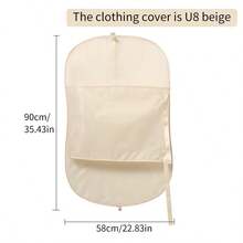 1Pc Hanging Clothes Compression Organizer With Dust Cover, Compression Board Storage Bag For Coat & Down Jacket, Space-Saving Wardrobe Organizer For Home Use - Multicolor - View 10