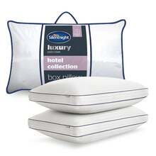 Silentnight 2 Pk Pillows Hotel Collection Box Side Front Bk Sleeper Support - 1PC - View 1