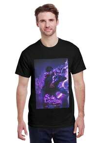 Solo Leveling (3) Men's Black Short Sleeve T-Shirt - Soft Cotton Crew Neck Tee, Breathable Casual Top For Daily/Outdoor/Summer Wear S - 黑色 - 查看 2