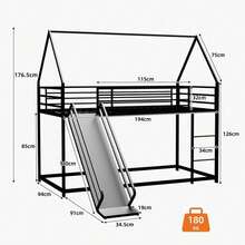 Kids Bed Frames, Headboards & Footboards - Black + Iron + Bedroom - View 11