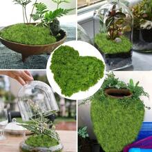 130g Mousse artificielle grande | 149,86 x 49,78 cm, verdure réaliste pour paysage intérieur/extérieur, décoration de jardin, décor de table, projets, facile à tailler, idéal pour les paysages naturels, l'embellissement de la maison et de la pelouse, texture réaliste - Vert clair - Voir 9