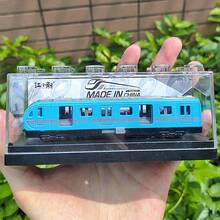 成乐木合金高速和谐号仿真列车模型，复兴号子弹头列车玩具，车门可开，收藏品 - 彩色 - 查看 17