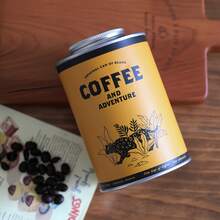 Recipiente de almacenamiento de café de alta calidad con válvula de desgasificación unidireccional - Recipiente sellado herméticamente apto para granos de café, hojas de té, productos secos, especias | Lata de metal resistente a los rayos UV para la cocina, la despensa, el campamento al aire libre - Multicolor - Ver 6