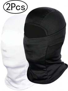 2pcs Men's Lightweight Balaclava Face Mask, Sun Protection Mask Suitable For Motorcycle, Skiing And Other Sports - Nhiều màu - Xem 16