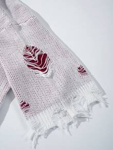 Áo len ngắn tay nam Andreilee phong cách đường phố Hàn Quốc, đơn giản, đa năng, họa tiết ngôi sao và số, kiểu dáng casual mùa xuân/hè mới. - trắng - Xem 6