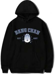 DHSPKN Skz Merch Hoodie Album SKZ CASE 143 Felix Jisung Minho Hooded Sweater Woman Pullover Top For Male And Female - 黑色 - 查看 1