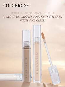 COLORROSE CR 669 Corrector Líquido Multifuncional, Oculta, Ilumina, Contornea, Aclara la Piel, Ligero y Transparente, de Larga Duración y a Prueba de Manchas, Cubre Marcas de Acné e Imperfecciones, Adecuado para Uso Diario, Regalo para Mujeres y Niñas - 669 - Ver 3