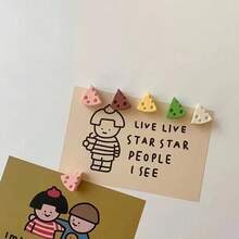 Bộ 5/10 nam châm tủ lạnh hình pho mát mini, những chiếc nam châm nhỏ xinh dùng để trang trí tường ảnh, trang trí nhà cửa, đồ thủ công DIY, trang trí tường ngày lễ, quà sinh nhật, quà tốt nghiệp, v.v. - Nhiều màu - Xem 7