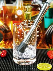 1件/2件套304不锈钢鸡尾酒搅拌棒和调酒勺套装，可放入洗碗机清洗，用于制作美味的莫吉托和其他水果饮品（8英寸） - 彩色 - 查看 5