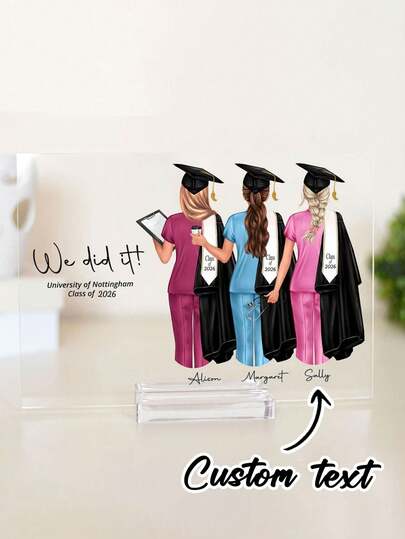 Personalized Text New Nurse Gift, Gift For Nurses, Nurse Graduation Gift, Muslim Nurse Graduation Gift, Nursing Student Gift, Bachelor Nurse Gift, Veterinary Nurse Gift, Mother's Day Gift, Father's Day Gift, Thanksgiving Gift