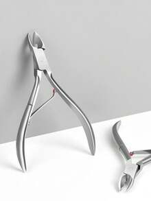 Kit 2 Alicates de Cutícula Profissionais em Aço Inox / Alta Precisão Durabilidade Para Manicure e Pedicure - 1 Unidade - Visão 5