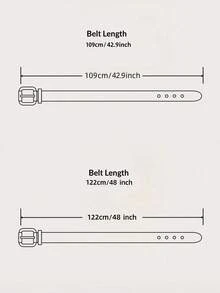 全新女士时尚百搭仿麂皮豹纹装饰腰带 夏季、秋季、万圣节 - 棕色 - 查看 8