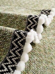 1pc All-Season Luxury Chenille Sofa Cushion Cover, Modern Minimalist Fashion Dust-Proof Anti-Slip Sofa Seat Pad, Washable, Suitable For Bedroom, Office, Living Room Combination, L-Shaped And 1/2/3/4-Seat Sofa - Green - View 10