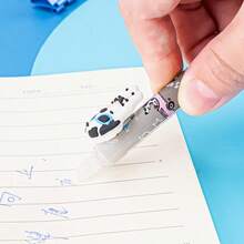 6pcs Creative New Puppy Shaped Neutral Pens, Blue Ink Suitable For Journaling, Note-Taking, Office And School - Puppy - View 8