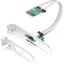 M.2 A+E Key 2.5G Tarjeta de red Gigabit Ethernet longitud de cable de 18 cm - 1RJ45 - Ver 1