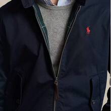 Polo Ralph Lauren Classic Twill Stand Collar Jacket - Men's - 藏蓝色 - 查看 5