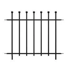 Ball Top Fence Section / Blk / 76 H X 94 W Cm. - Multicolor - View 3